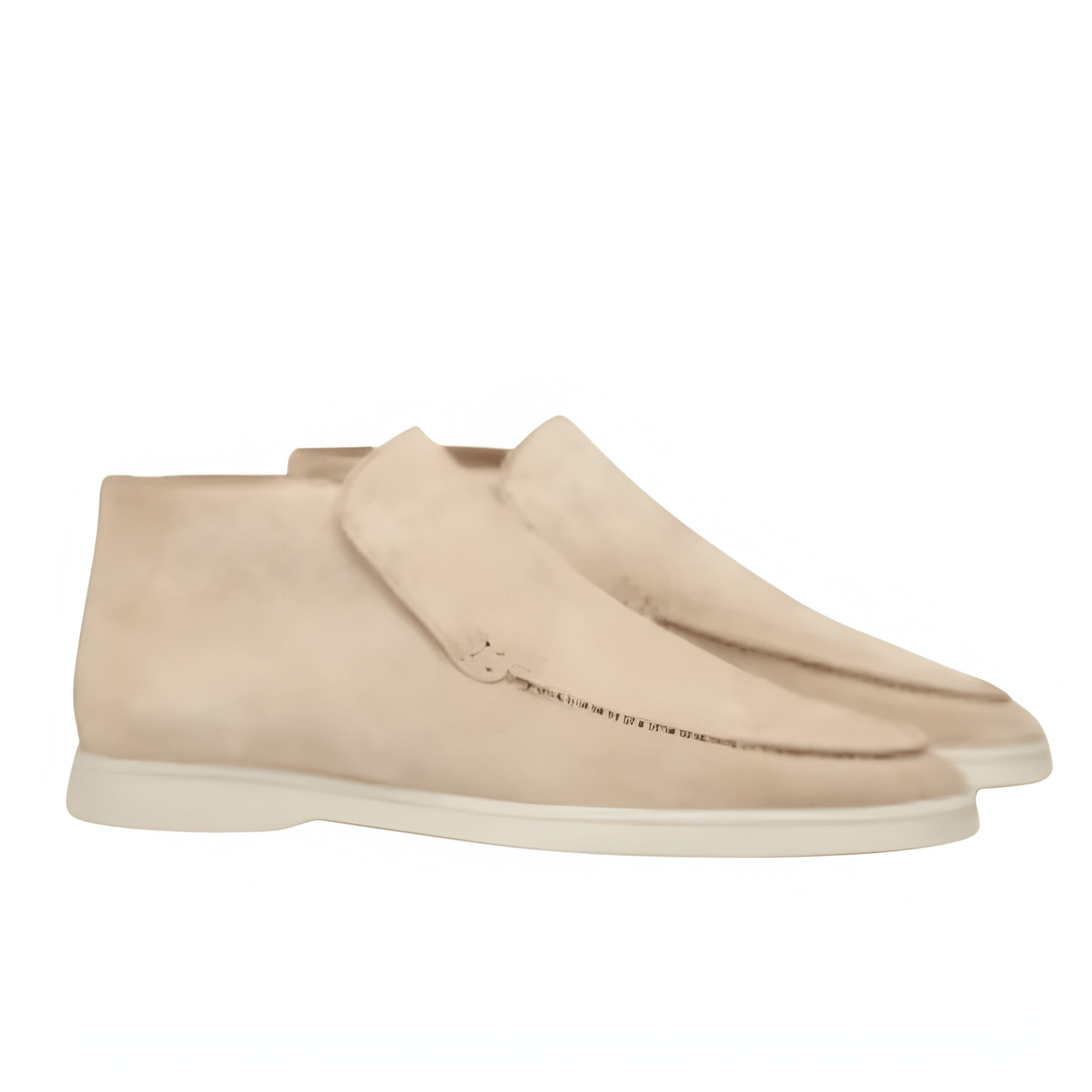 Mocassins homme en daim slip on style minimaliste casual