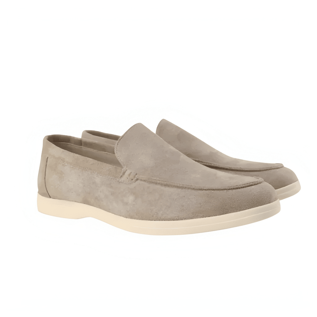 Mocassins homme en daim slip on style casual chic