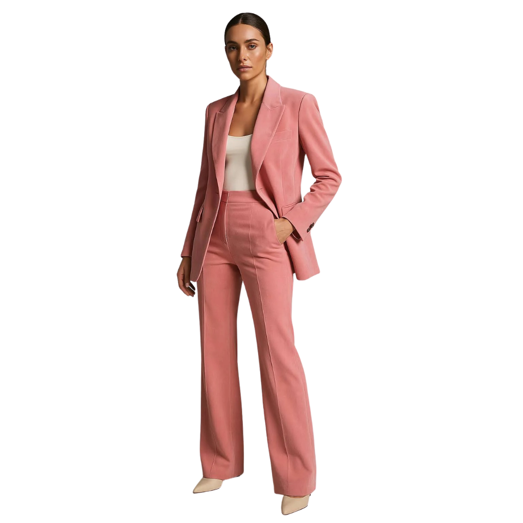 Ensemble Femme Blazer Structuré & Pantalon Taille Haute | Élégance au Quotidien