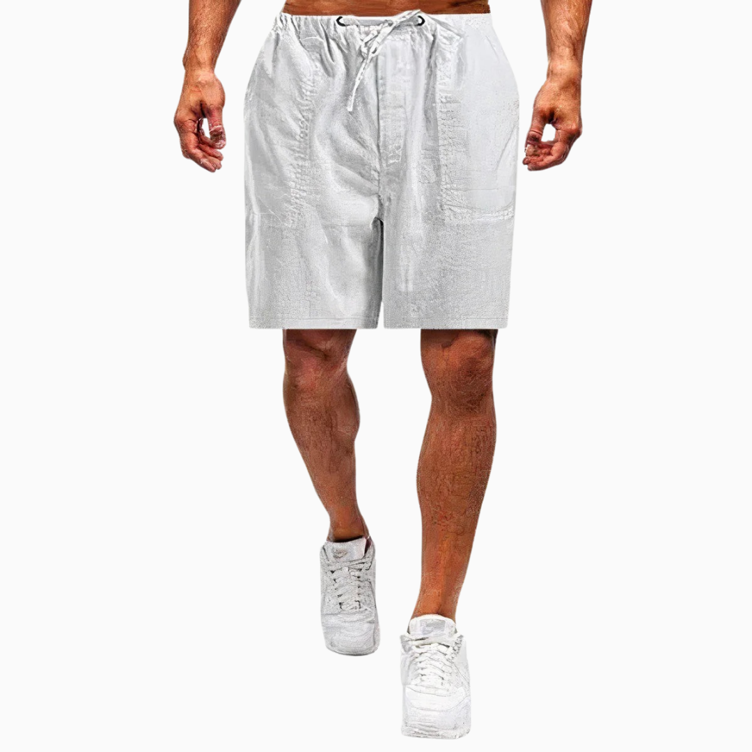 Luca short homme léger été taille élastique confort style décontracté plage