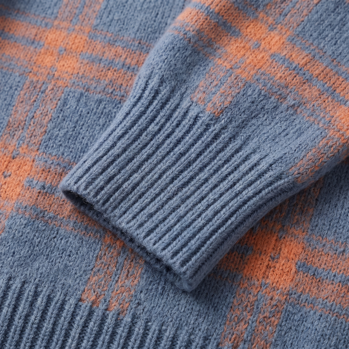 Gilet Femme à Carreaux Vintage Col Chemise – Pull Boutonné en Maille Coupe Ample | Style Rétro d'Hiver