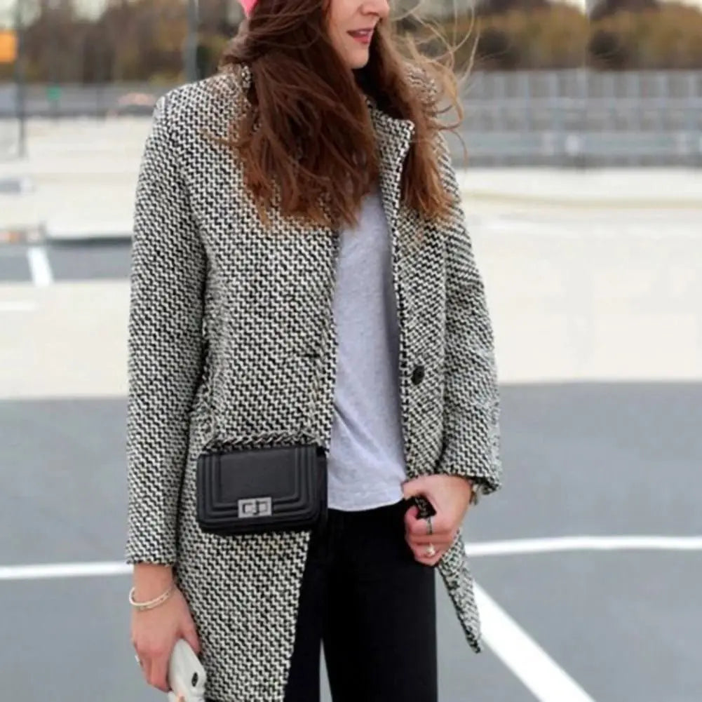 Claudia - Manteau en laine élégant pour l’automne et l’hiver