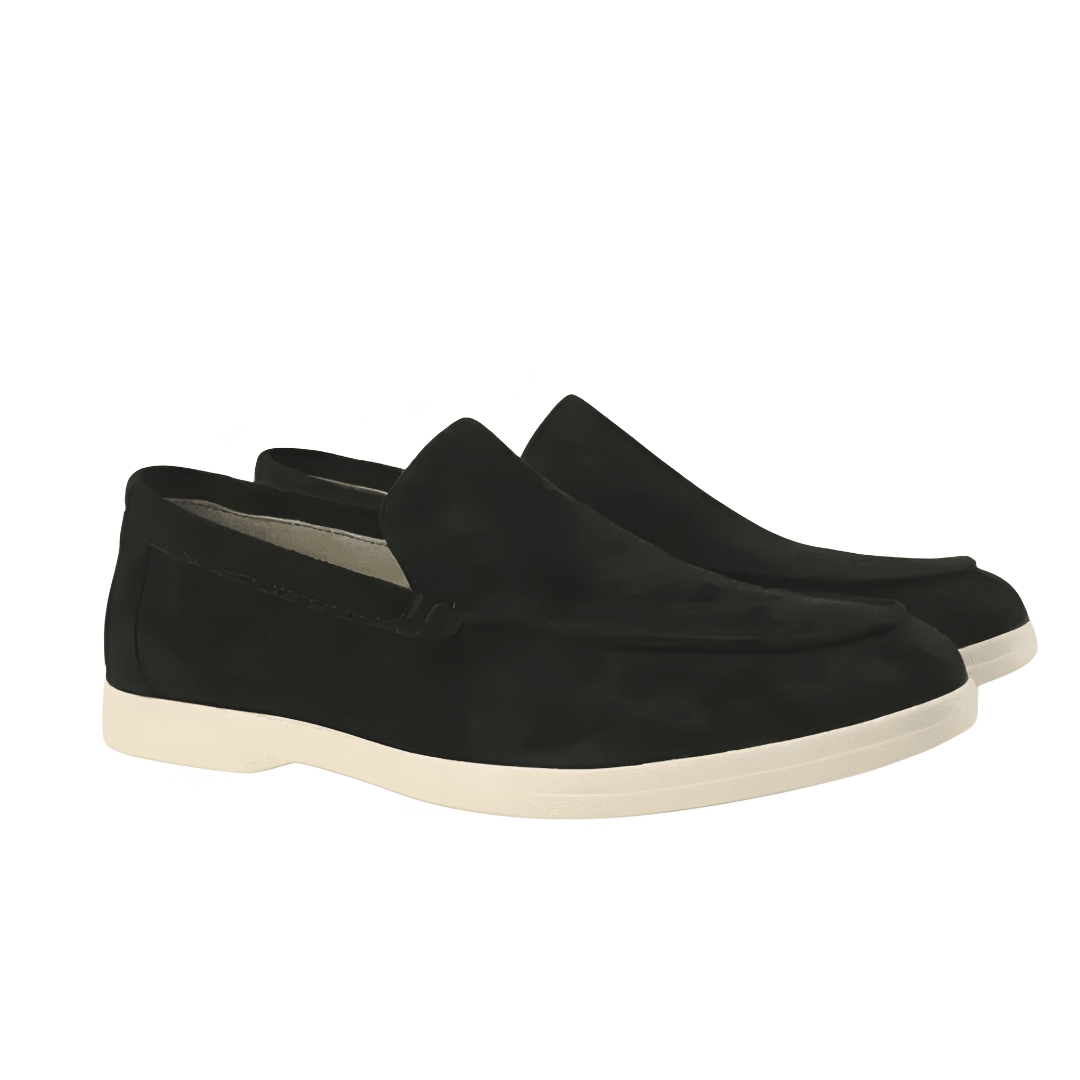 Mocassins homme en daim slip on style casual chic