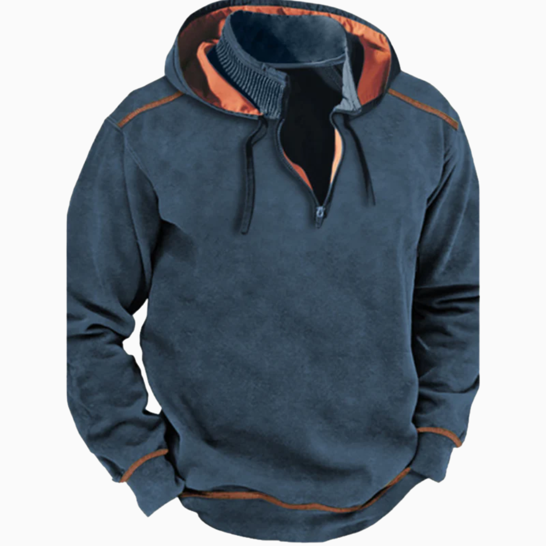 Noah sweat à capuche homme demi-zip