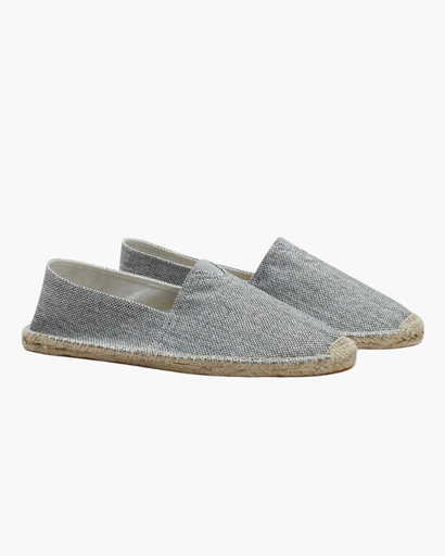 Espadrilles homme style old money - élégantes en toile avec semelle corde