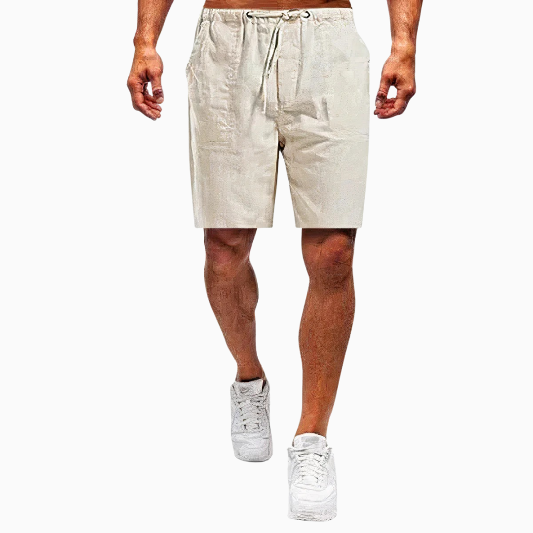 Luca short homme léger été taille élastique confort style décontracté plage
