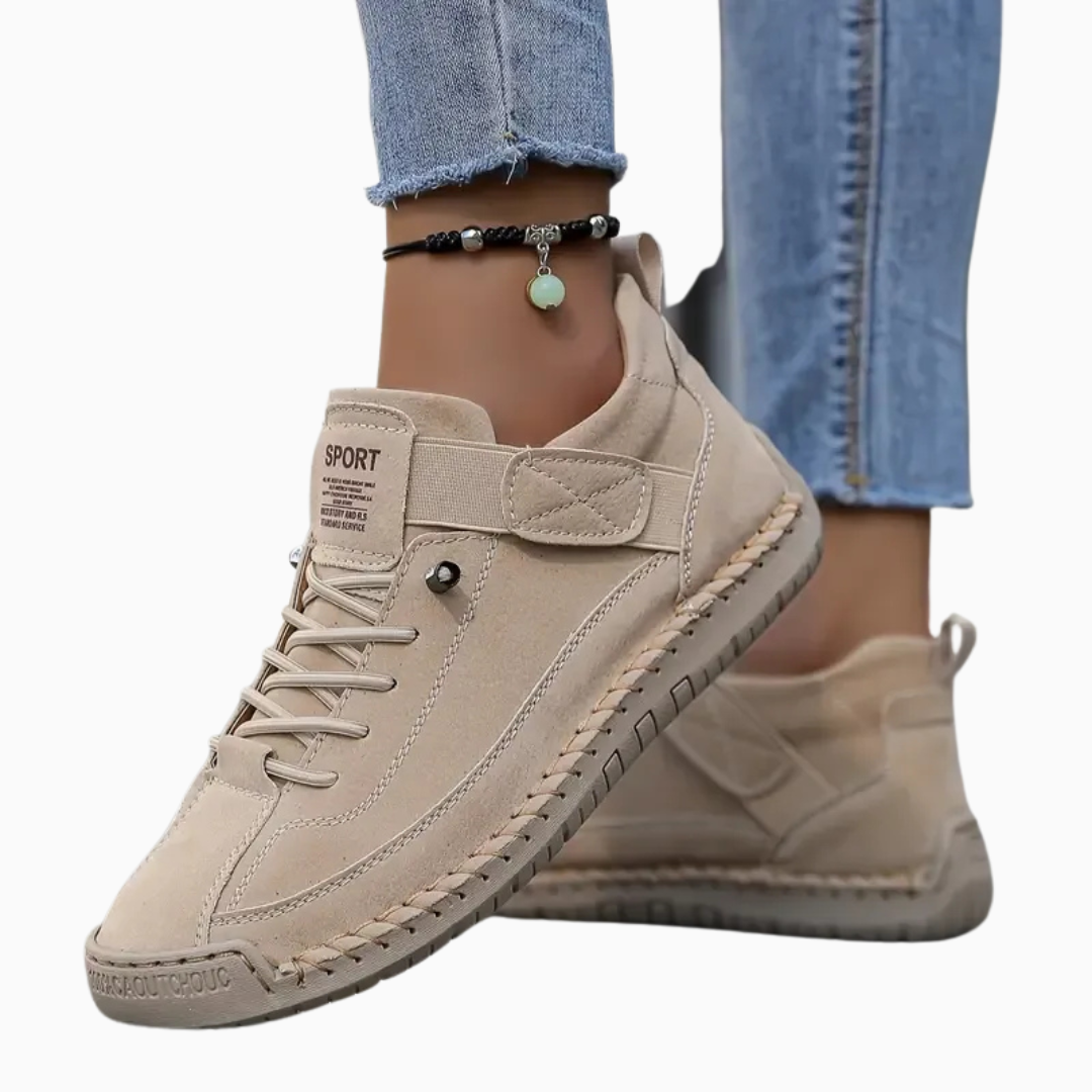 Baskets femme casual à lacets style sport confortable