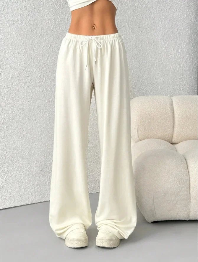 Jogger Femme Jambe Large – Pantalon Jogging Décontracté Confortable | Madeline Loungewear