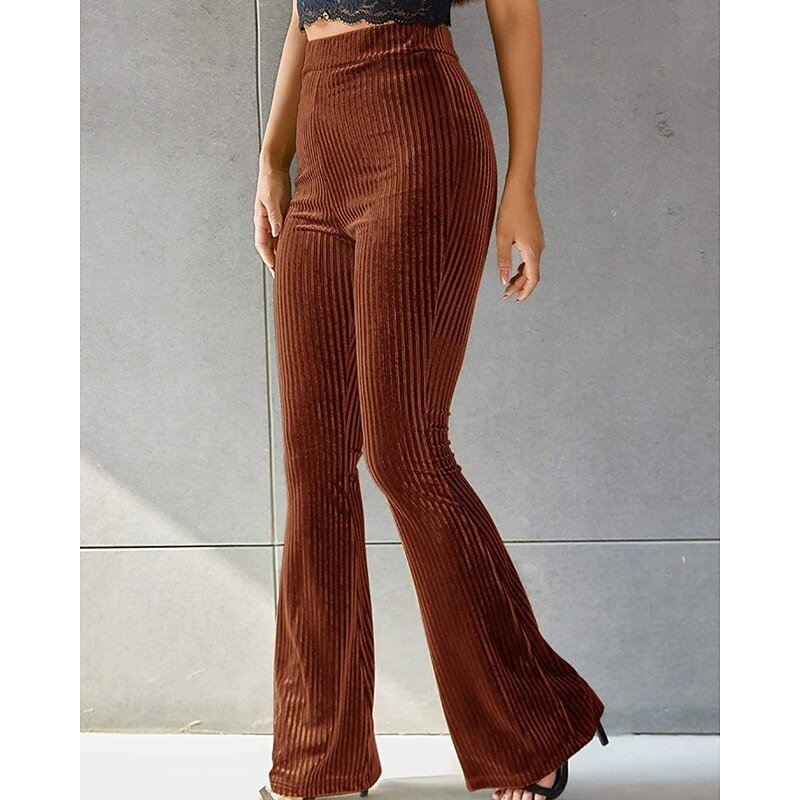 Pantalon Taille Haute Femme Vert Clair – Coupe Élégante Décontractée | Avani Pantalon