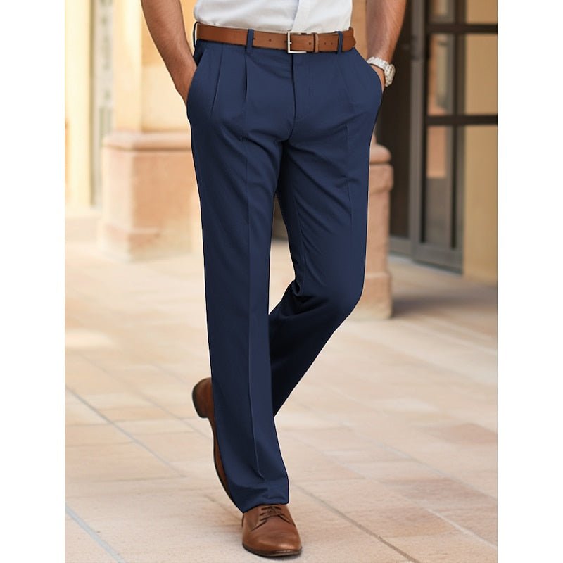 Pantalon Droit Homme Tailleur – Coupe Structurée Polyvalente | Edward Pantalon Classique