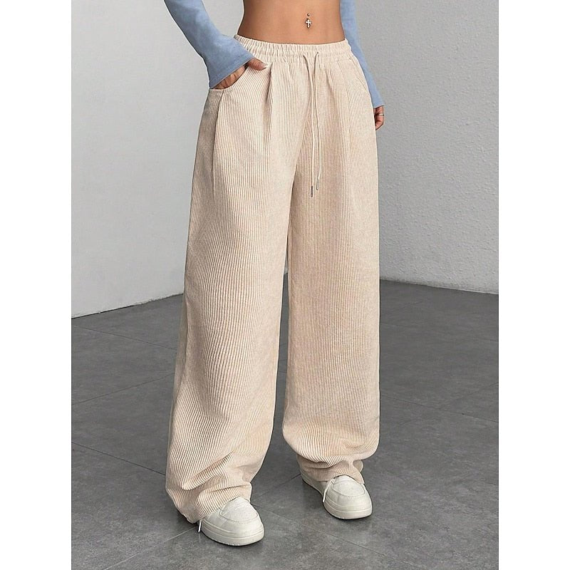Pantalon Large Femme Taille Haute Noir – Jambe Ample Élégante | Milana Pantalon Palazzo