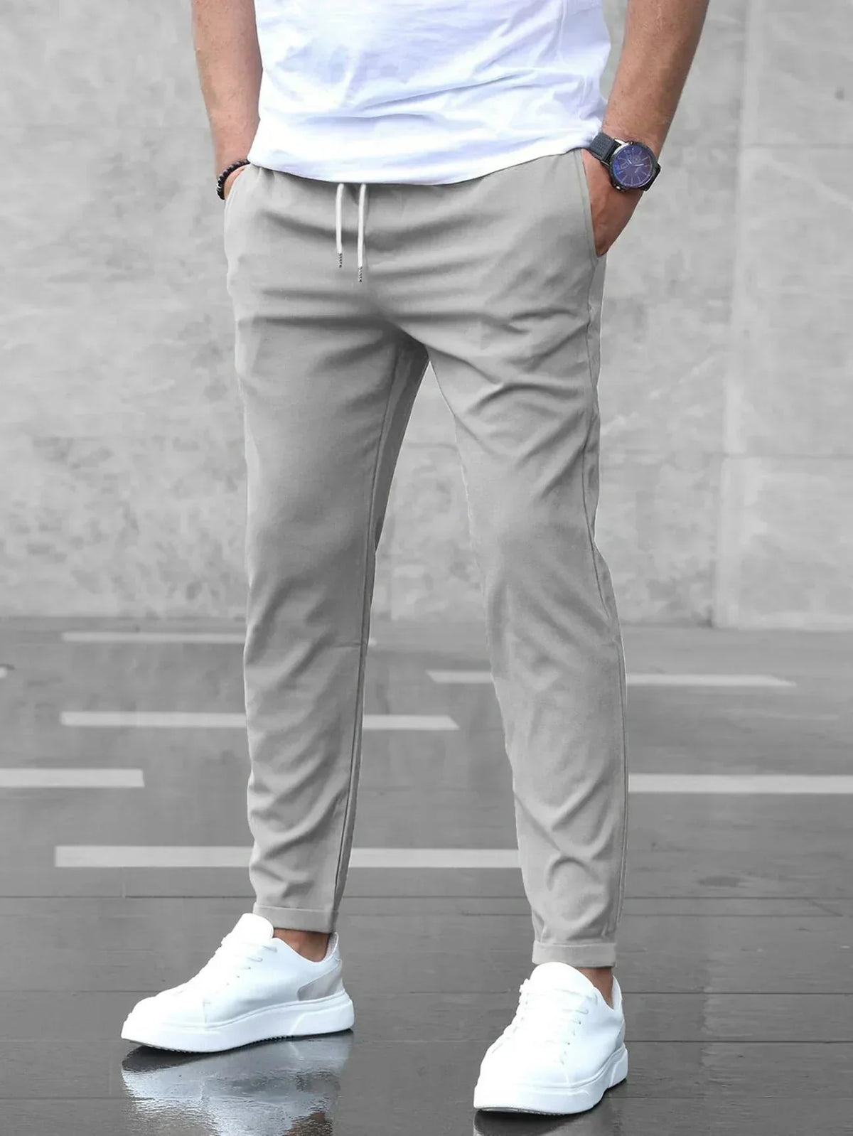 Pantalon Stretch Homme Premium – Coupe Confortable Élastique | Jason Pantalon Décontracté