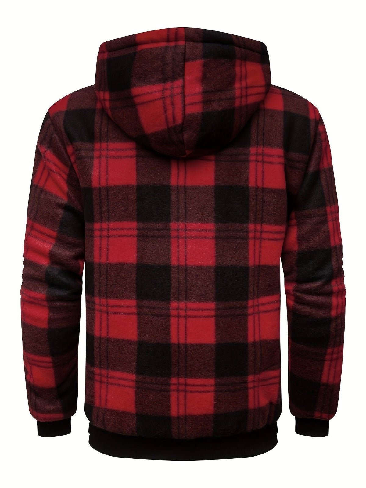 Veste Carreaux Homme Capuche Zippée – Coupe Décontractée | Adriel Lumberjack Automne Hiver