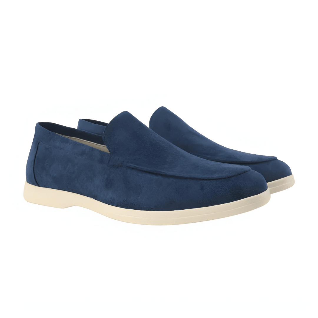 Mocassins homme en suède à enfiler chaussures légères confortables style casual