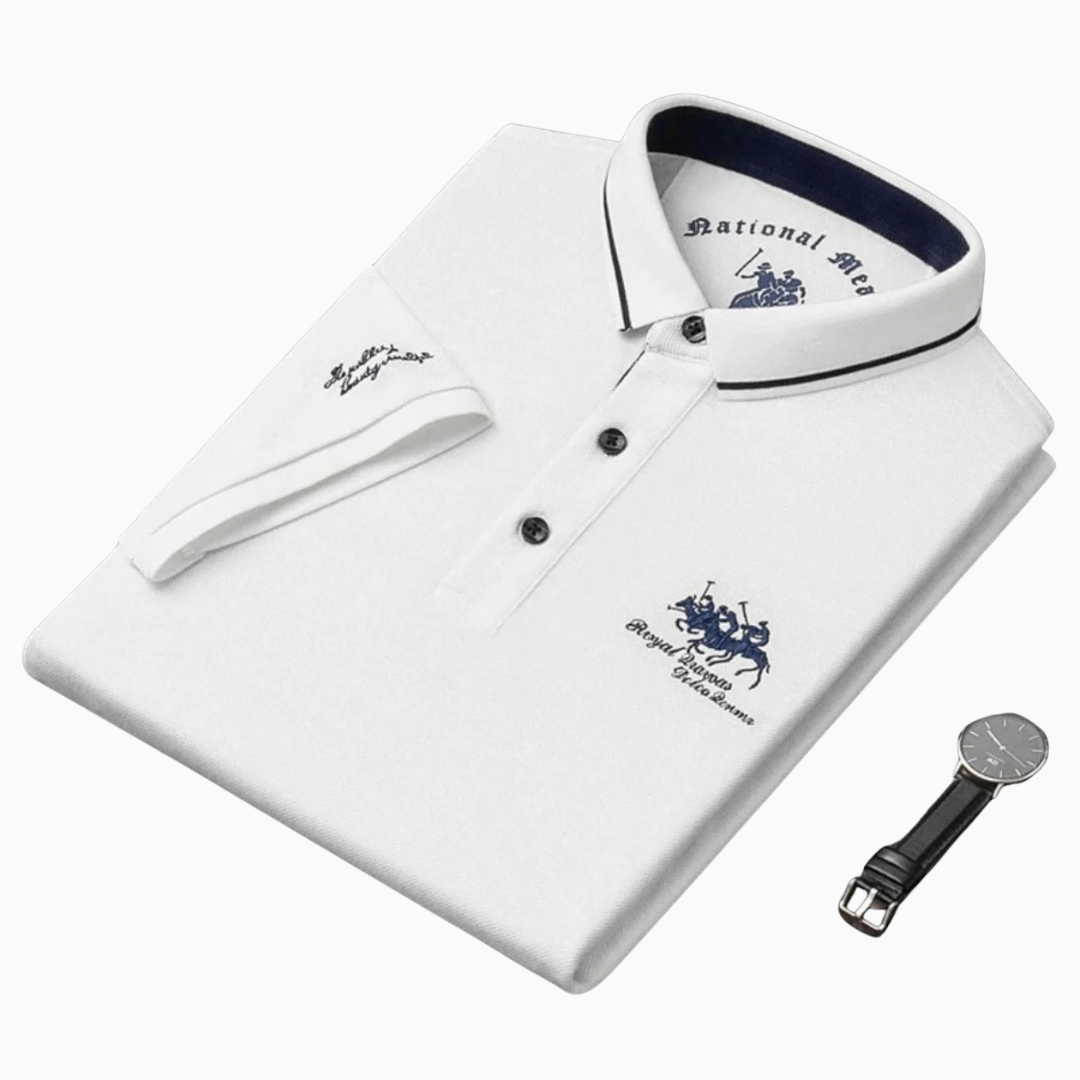 Polo Homme Classique – Coton Piqué Respirant Finition Contrastée | Casual Chic