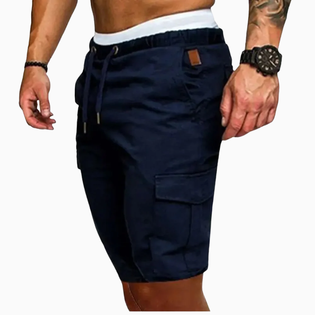 Milan short cargo homme confortable taille élastique style décontracté été