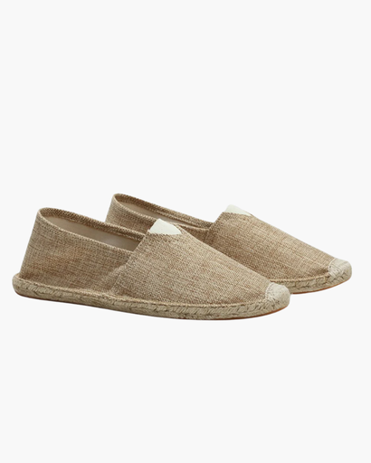 Espadrilles homme style old money - élégantes en toile avec semelle corde
