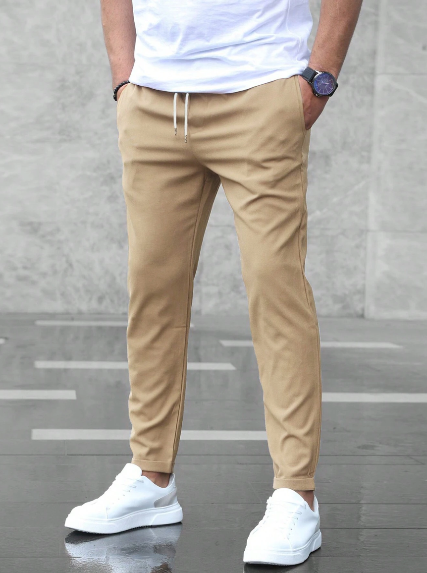 Pantalon Stretch Homme Premium – Coupe Confortable Élastique | Jason Pantalon Décontracté