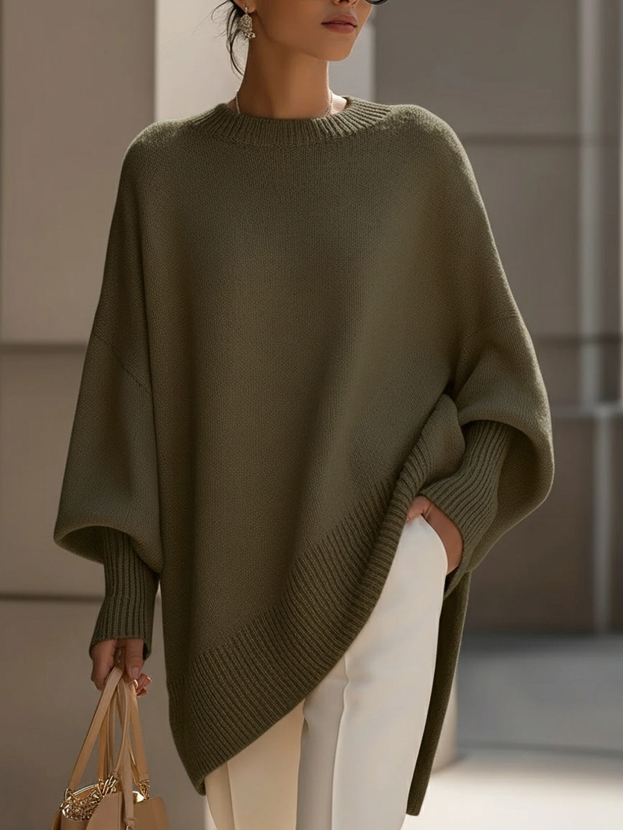 Women’s Oversized Batwing Knit Sweater
