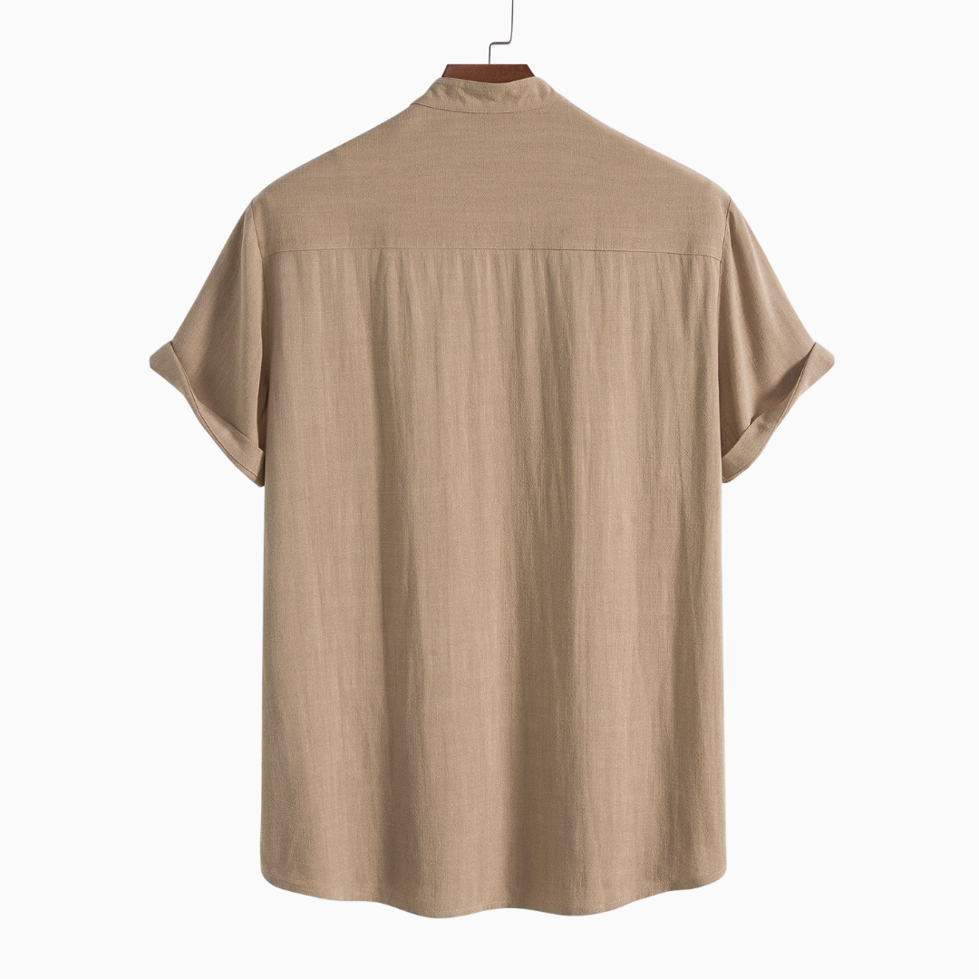 Ensemble Lin Homme Été – Chemise & Pantalon Léger Respirant | Vacances & Casual