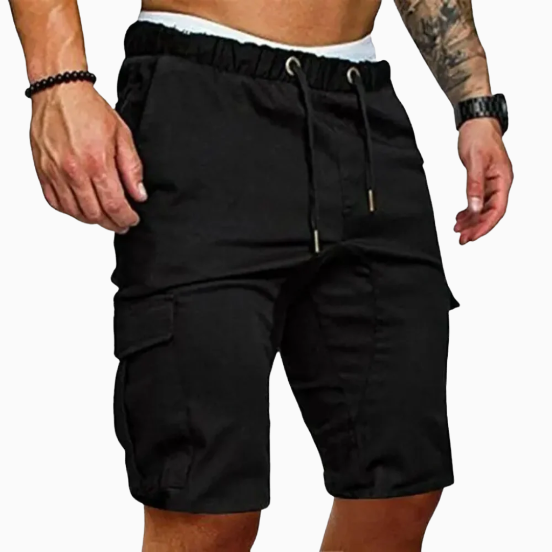 Milan short cargo homme confortable taille élastique style décontracté été