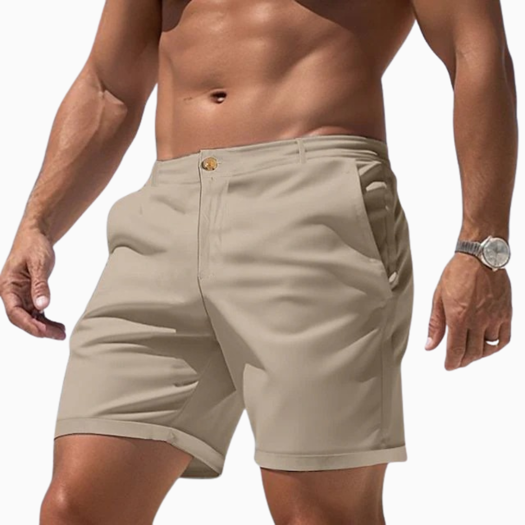 Finn short chino homme confortable stretch style habillé été