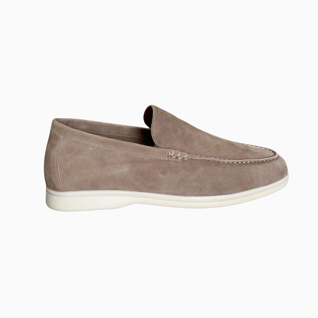 Mocassins Homme Effet Suédine – Slip-On Semelle Légère | Élégance Casual au Quotidien