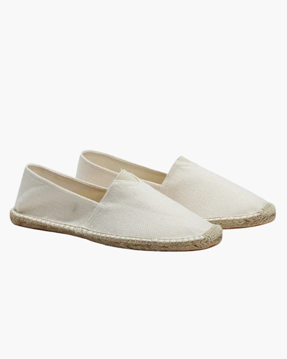 Espadrilles homme style old money - élégantes en toile avec semelle corde