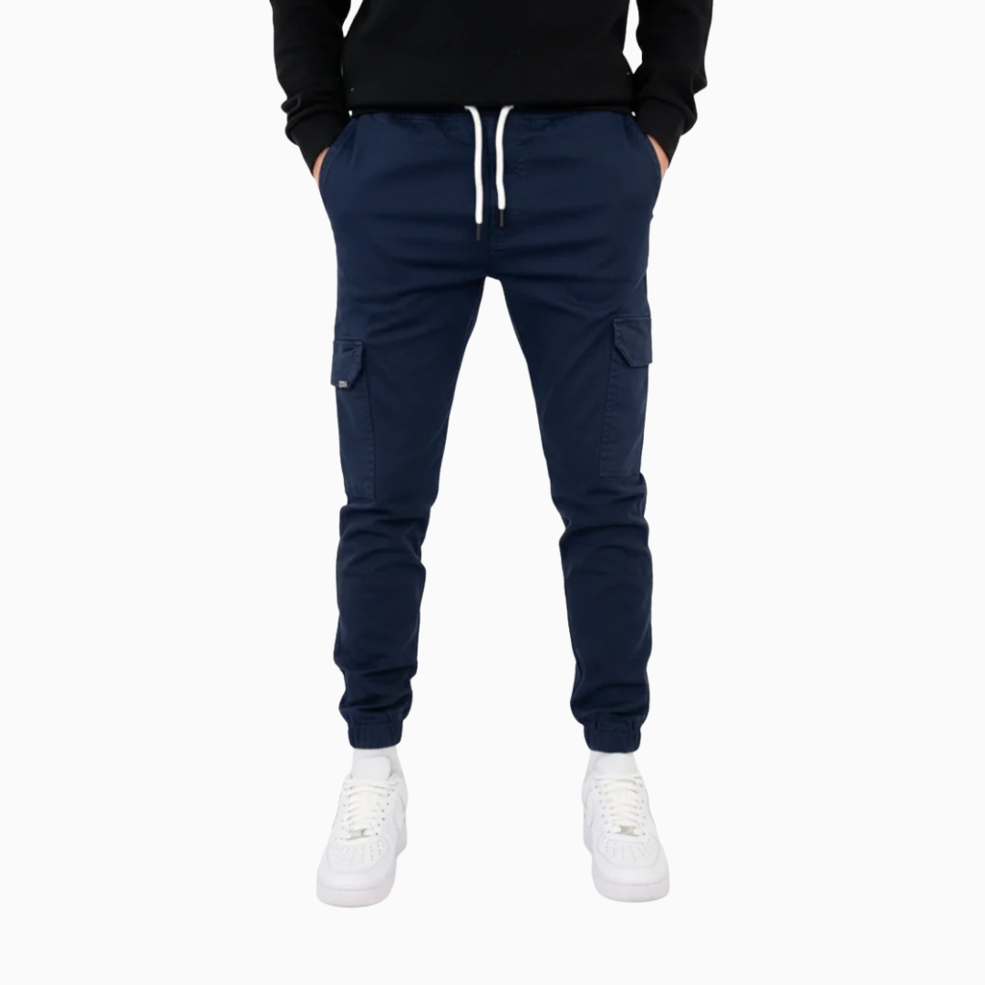 Pantalon Cargo Jogger Homme – Coupe Slim Taille Élastique | Casual & Urbain