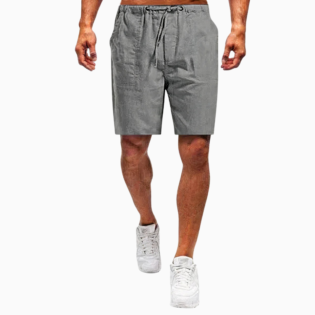 Luca short homme léger été taille élastique confort style décontracté plage