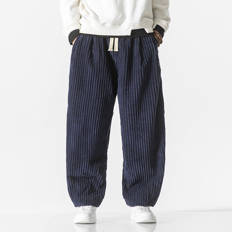 Pantalon Velours Côtelé Homme Taille Élastique – Coupe Confortable | Ryder Pantalon Casual