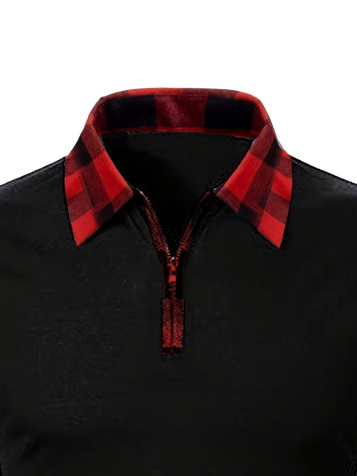 Veste Homme Demi-Zip Contrasté – Coupe Décontractée Légère | Adrian Lumberjack Automne