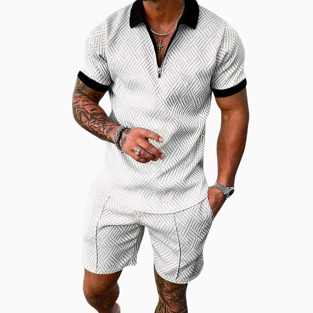 Zion | Ensemble polo homme casual respirant