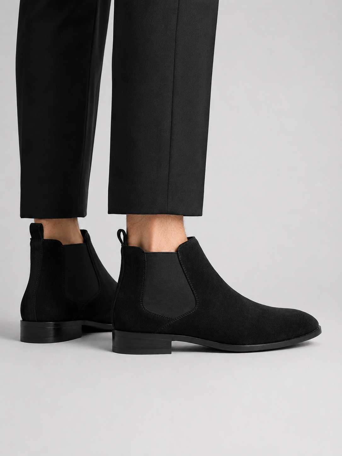 Chelsea Boots Homme Suédées – Slip-On Élastique Semelle Confort | Élégance Automne Hiver