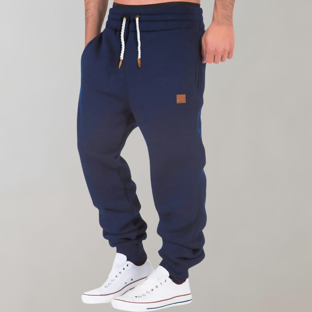 Noah pantalon de jogging homme taille élastique avec cordon coupe ajustée style casual