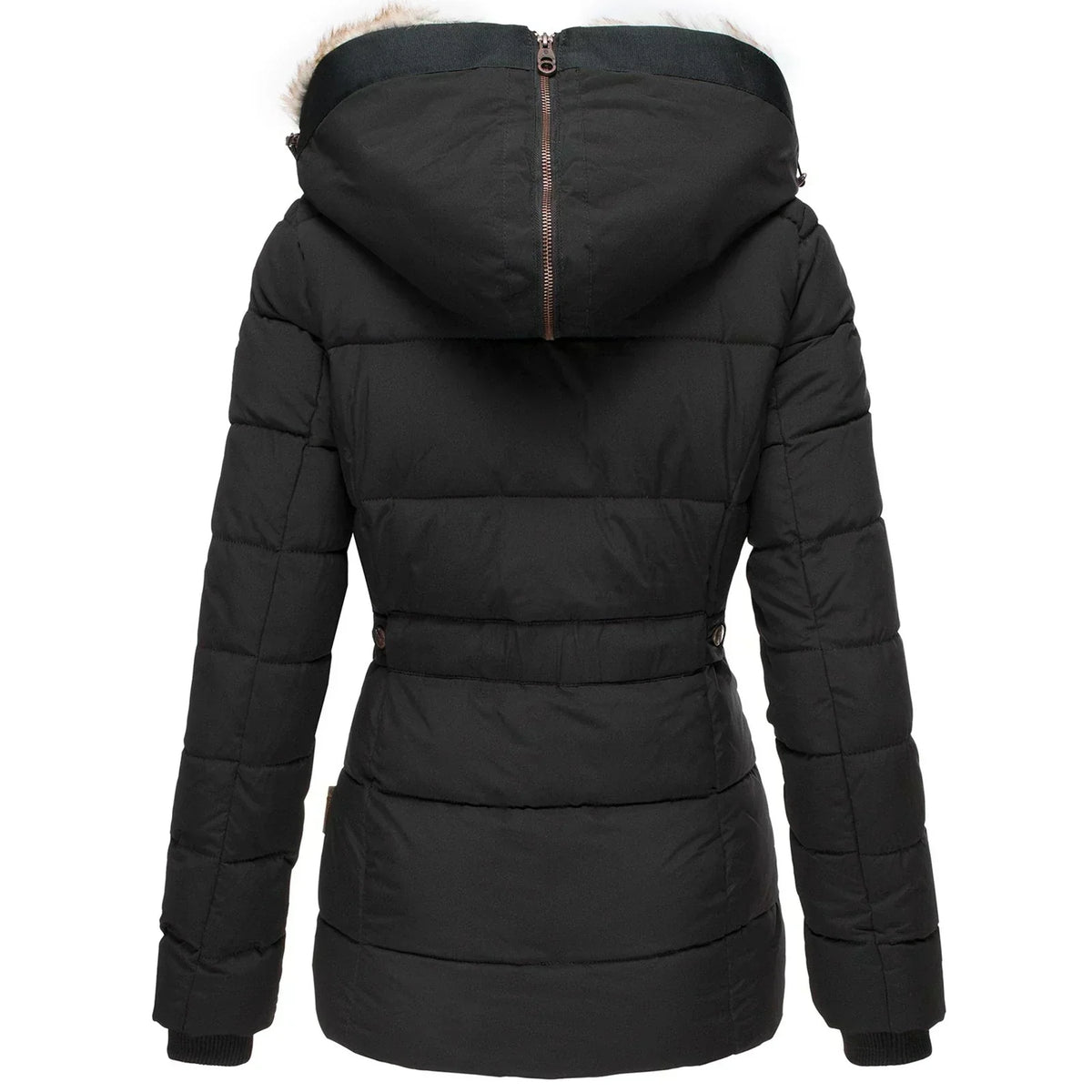 Parka Femme Imperméable – Capuche Fausse Fourrure Doublure Polaire | Chaud & Élégant Hiver