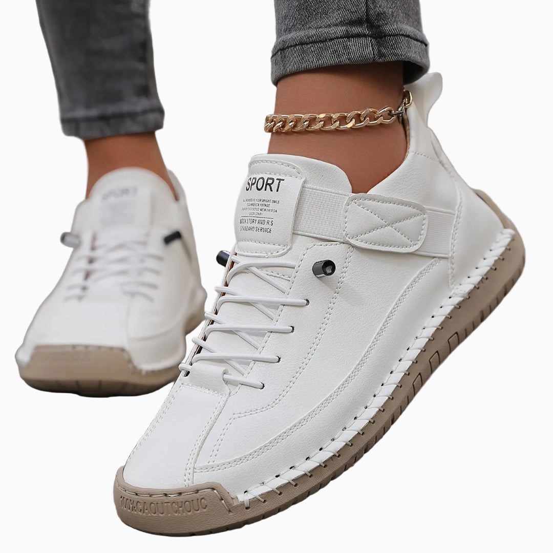 Baskets femme casual à lacets style sport confortable