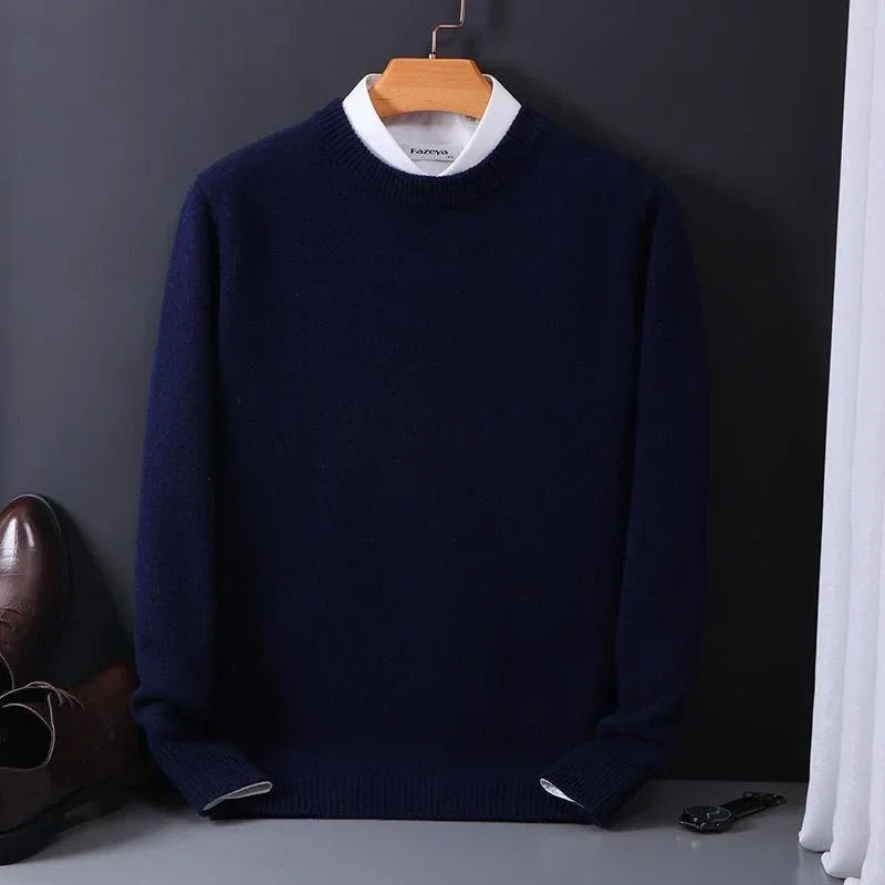 Pull Homme Maille Douce – Coupe Classique Manches Longues | Confort & Élégance Quotidienne