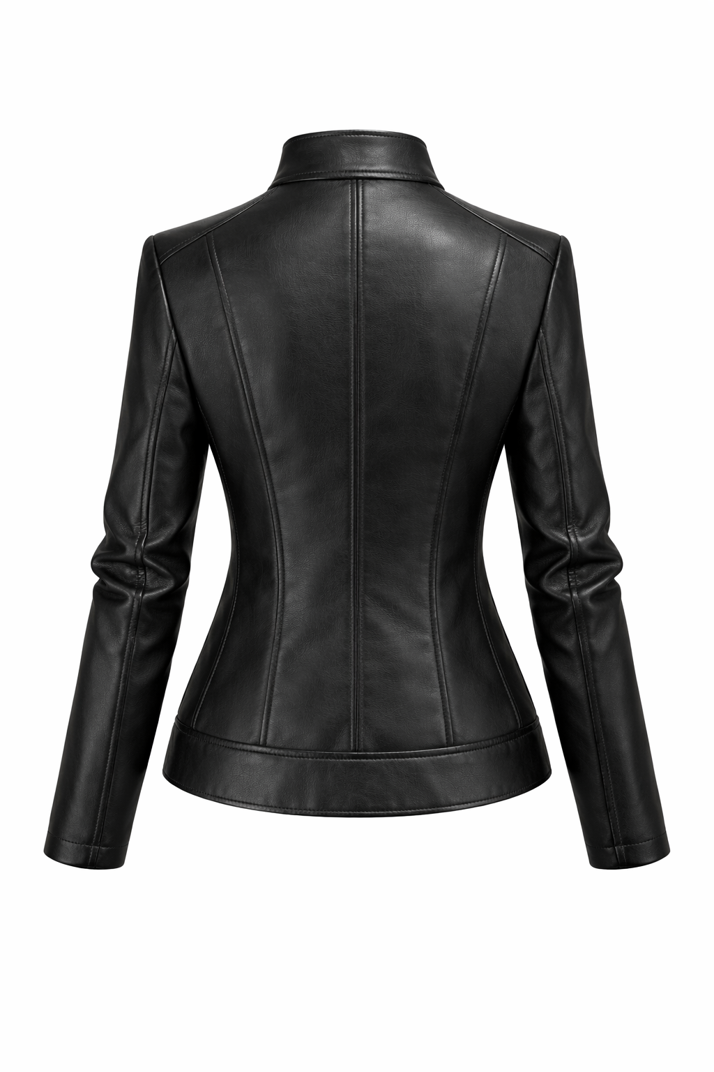 Blouson Biker Femme Cuir Véritable Matelassé – Coupe Ajustée | Dream Edition
