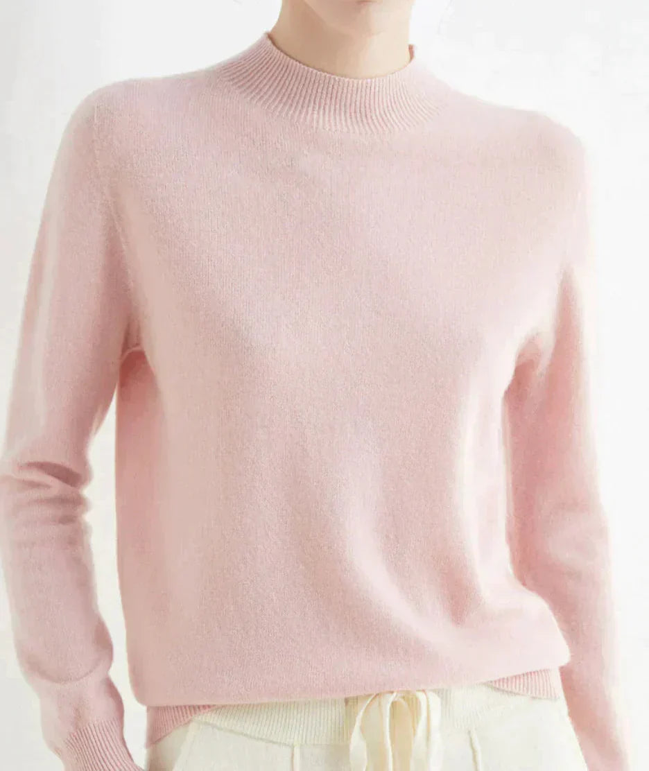 Pull Femme Cachemire – Manches Longues Doux & Luxueux | Style Élégant Automne Hiver