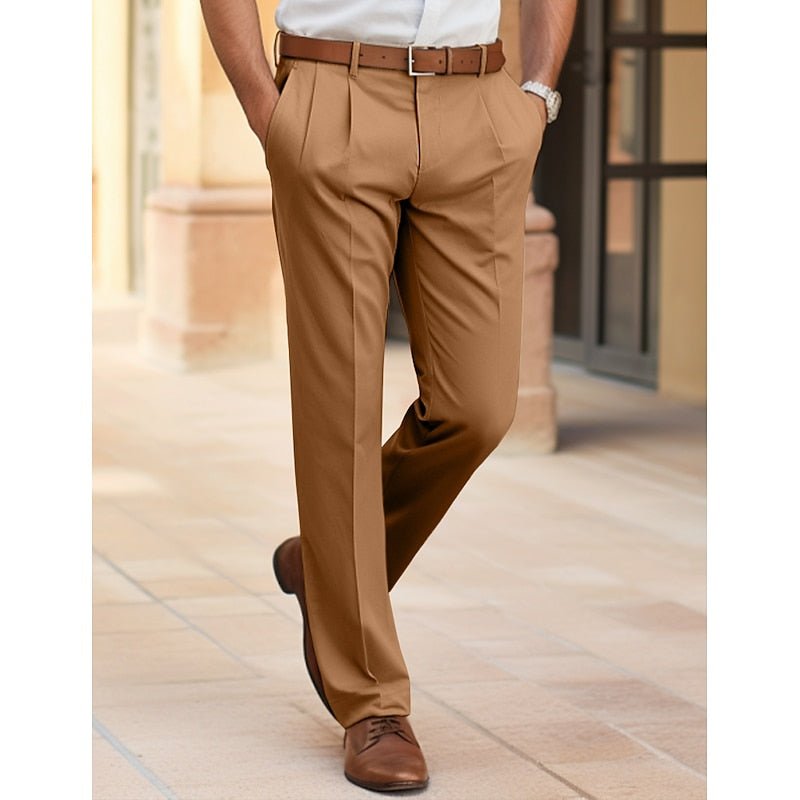 Pantalon Droit Homme Tailleur – Coupe Structurée Polyvalente | Edward Pantalon Classique