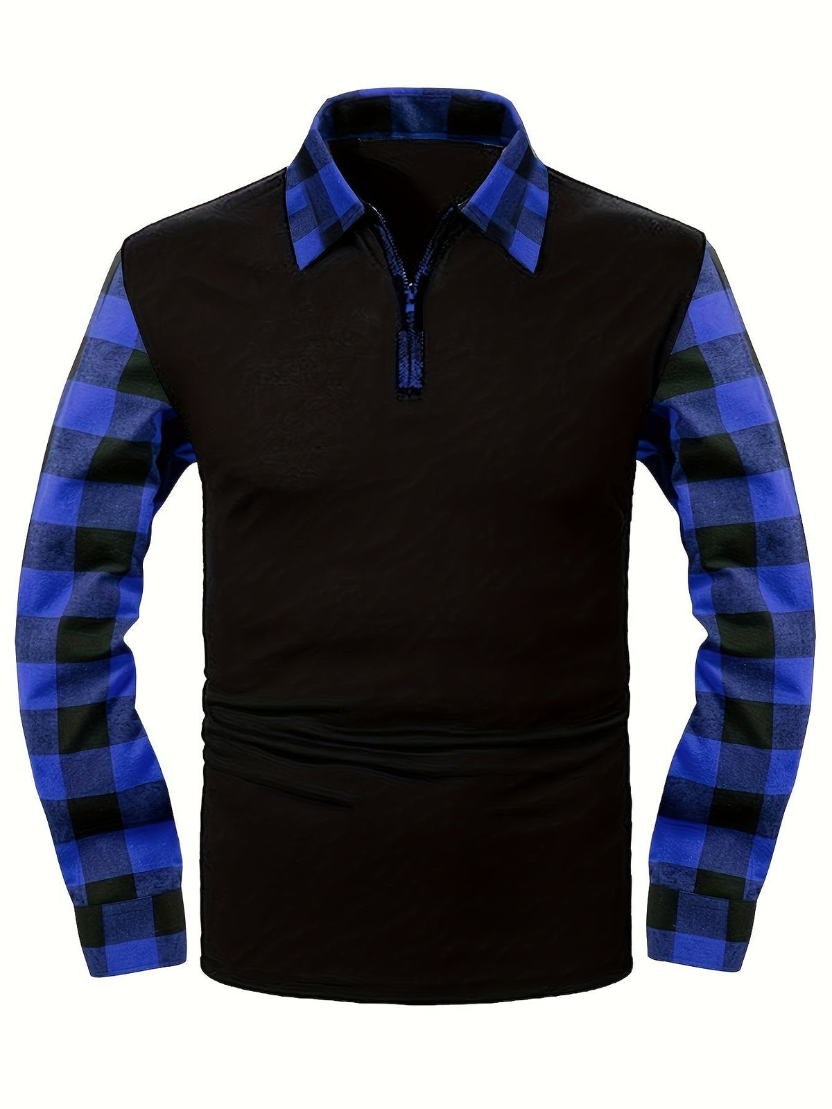 Veste Homme Demi-Zip Contrasté – Coupe Décontractée Légère | Adrian Lumberjack Automne