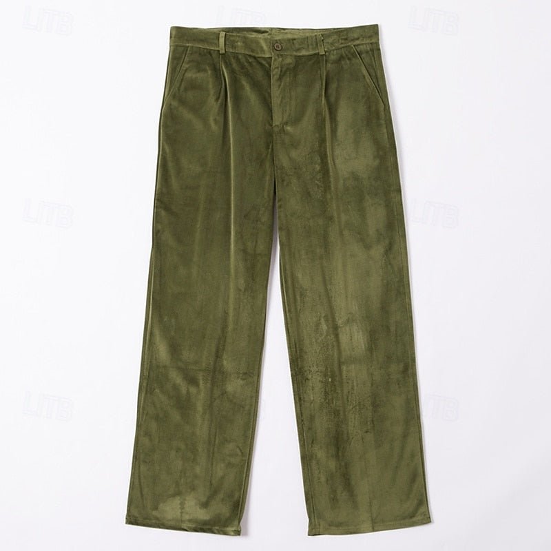 Pantalon Droit Homme Tailleur Raffiné – Coupe Classique Premium | Derek Pantalon Bureau
