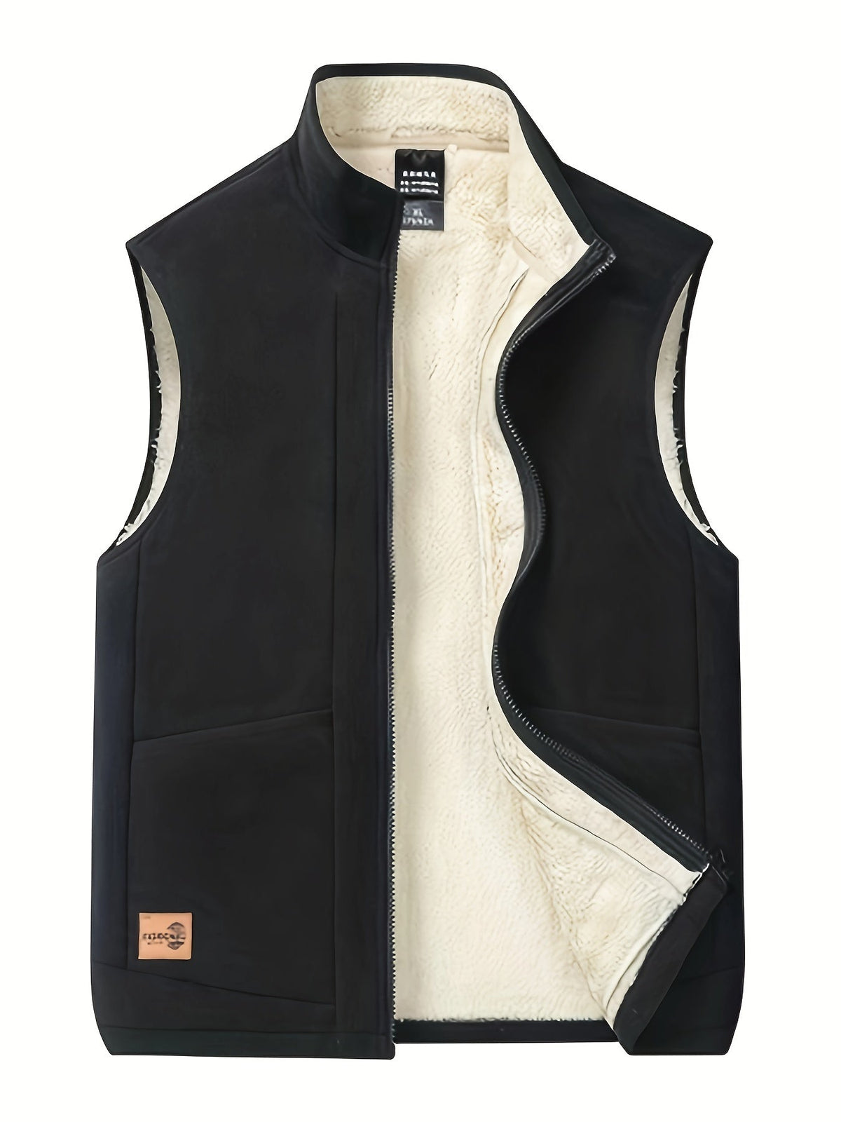 Gilet Homme Sans Manches Doublure Polaire – Fermeture Zippée Poches Zippées | Légèreté & Chaleur