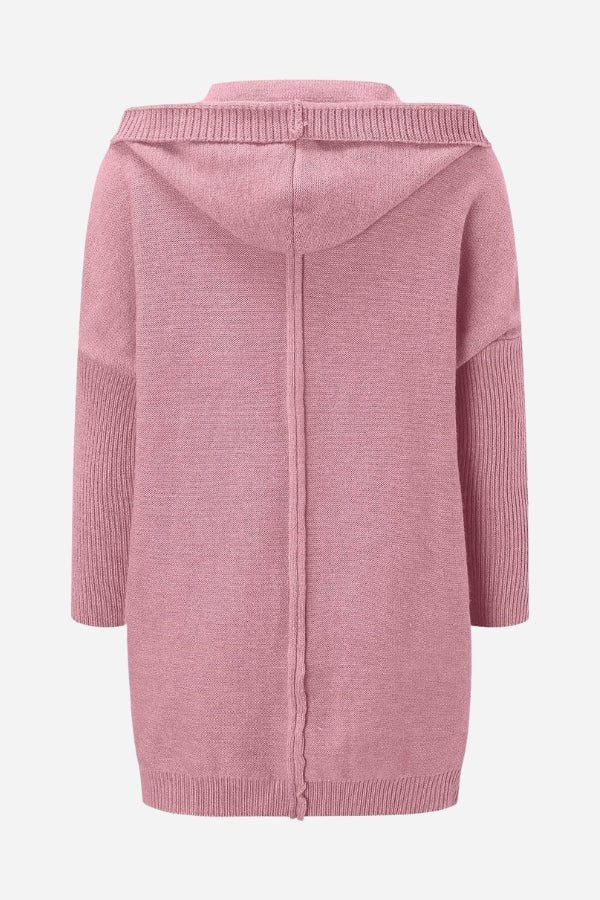 Cardigan Oversize Femme Capuche Maille Douce – Coupe Ample Confort | Nataly Edition Cosy