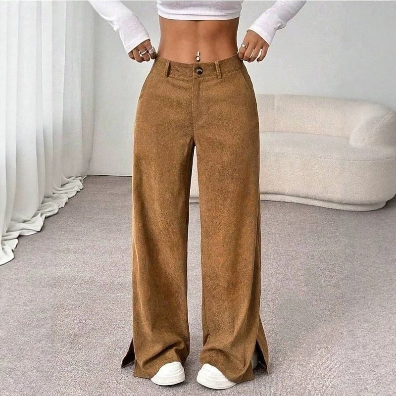 Pantalon Large Femme Taille Haute – Jambe Ample Fluide | Camila Pantalon Palazzo Élégant