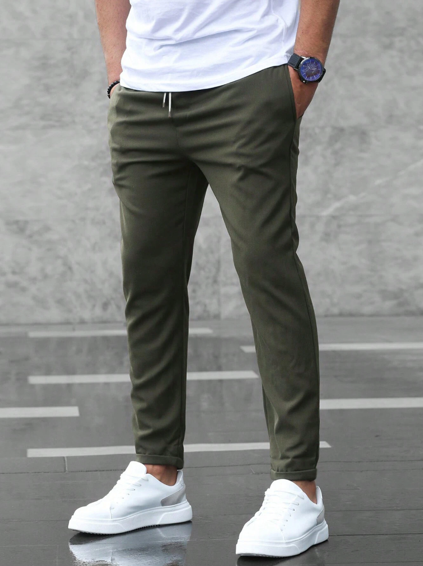 Pantalon Stretch Homme Premium – Coupe Confortable Élastique | Jason Pantalon Décontracté