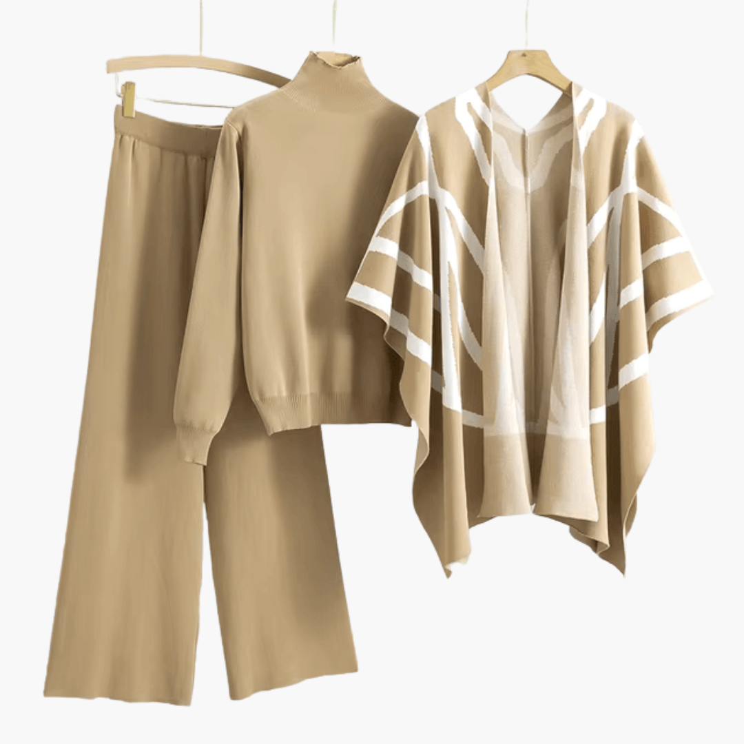 Ensemble Cardigan Maille Femme – Veste & Pantalon Taille Unique | Emery Cardigan Set Hiver
