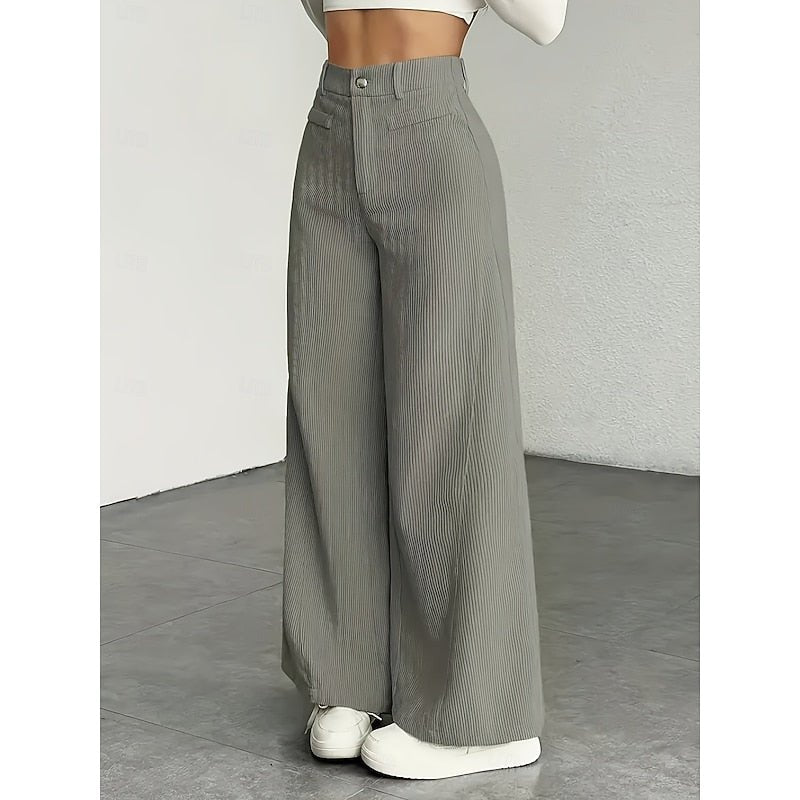 Adalyn | Elegant High-Waist Wide-Leg Trousers