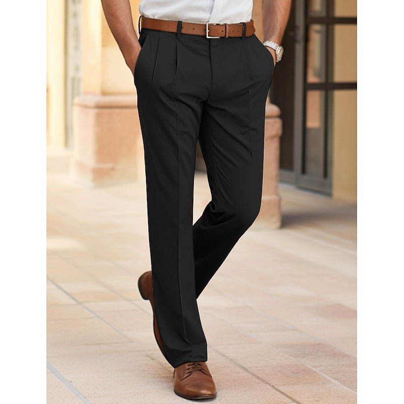 Pantalon Droit Homme Tailleur – Coupe Structurée Polyvalente | Edward Pantalon Classique
